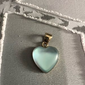 Charles Albert luminite heart pendant
